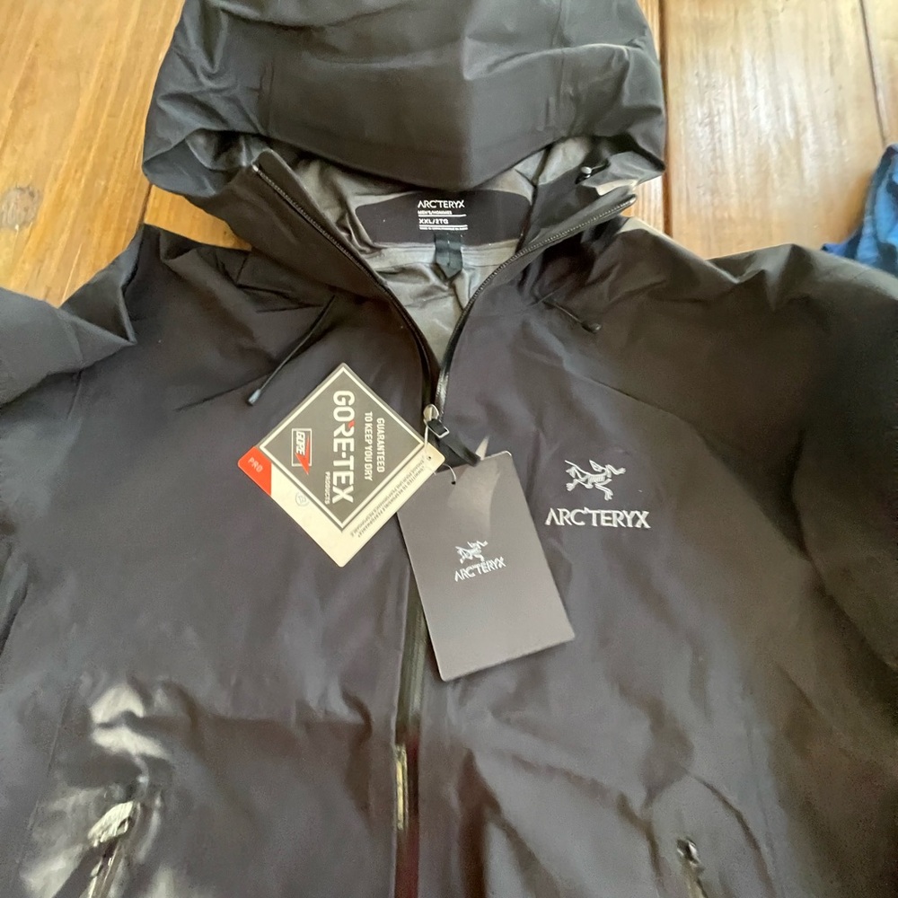 ARCTERYX GORETEX SHELL MENS XXL BLACK NEW WATERPROOF BEAUTIFUL JACKET EXTREME - Picture 5 of 7